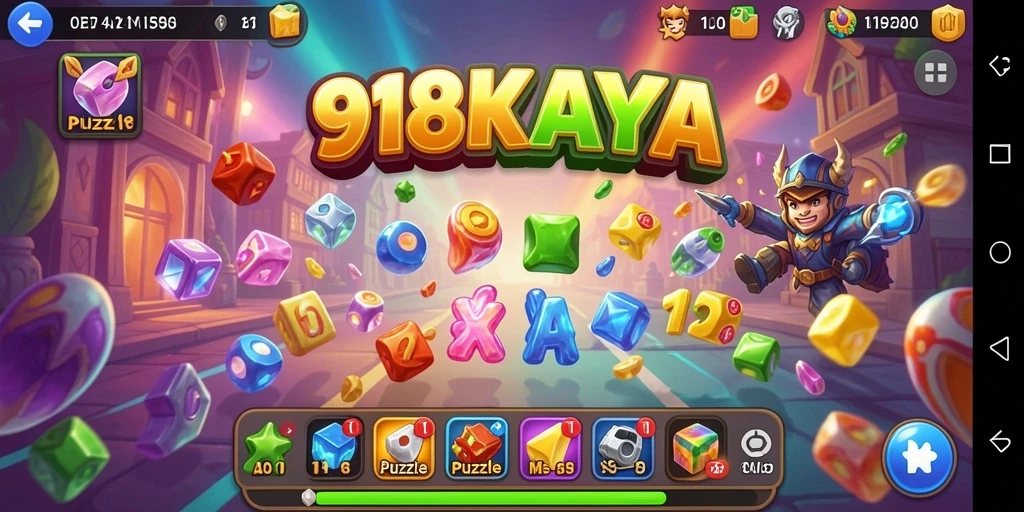 Tangkapan layar dari gameplay menantang di 918KAYA.