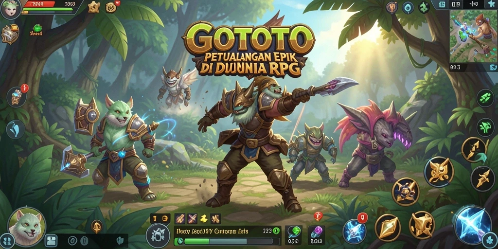 Screenshot depicting dynamic gameplay in GOTOTO RPG.
