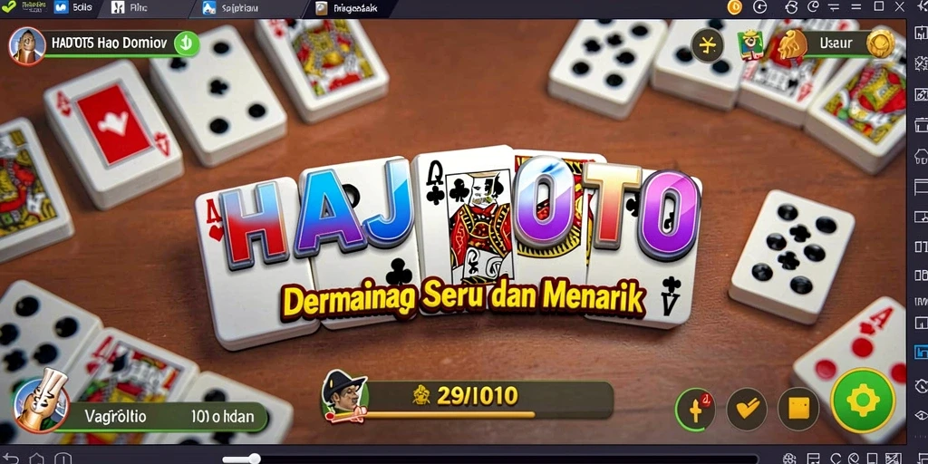 Menampilkan gameplay seru dan interaktif dalam HAJITOTO.