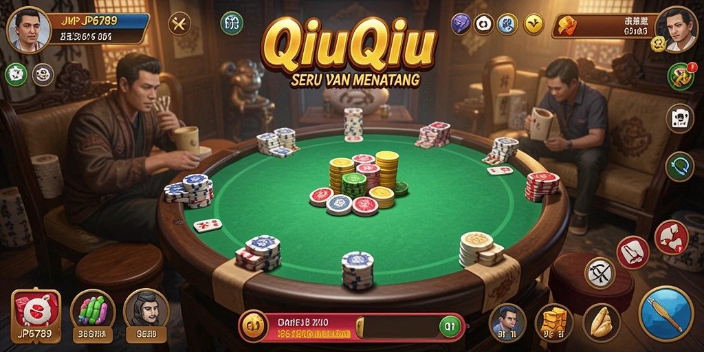 Tampilan gameplay QiuQiu yang seru dan menarik di JP6789.