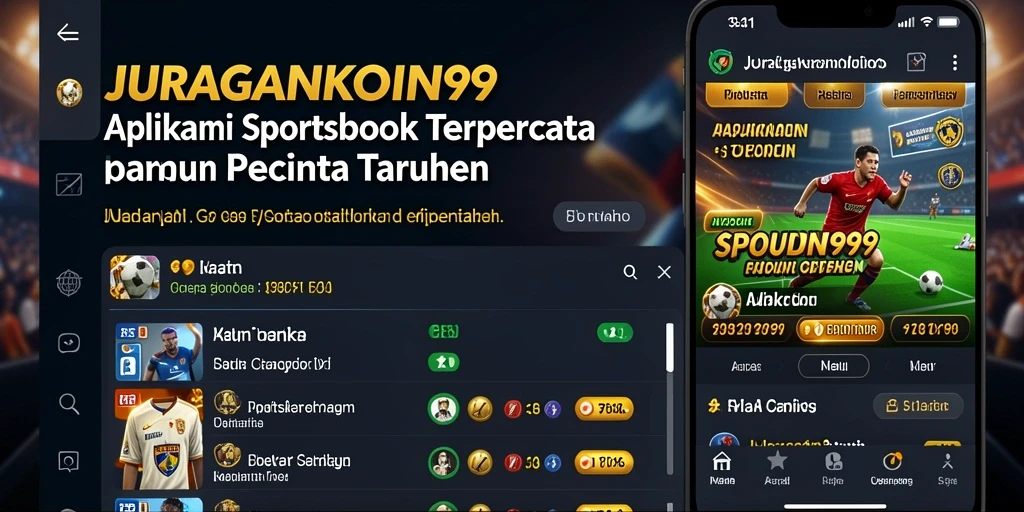 Tangkapan layar utama JURAGANKOIN99 dengan tampilan taruhan olahraga.