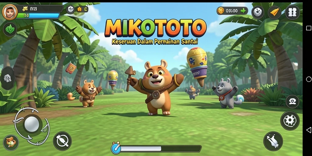 Tampilan utama gameplay MIKOTOTO yang seru dan menyenangkan.