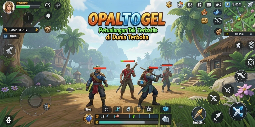 Tampilan gameplay yang menampilkan petualangan seru di dunia Open World.