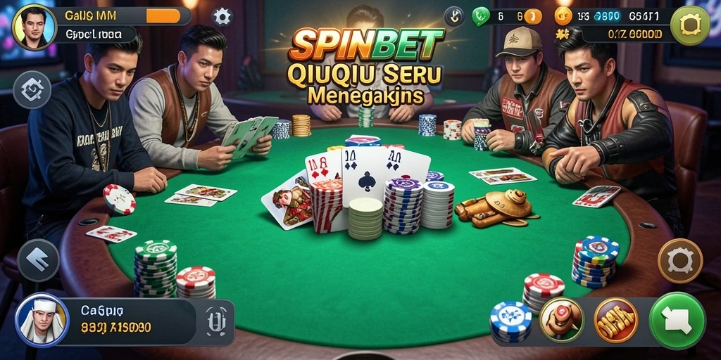 Tampilan gameplay QiuQiu di SPINBET yang menarik.