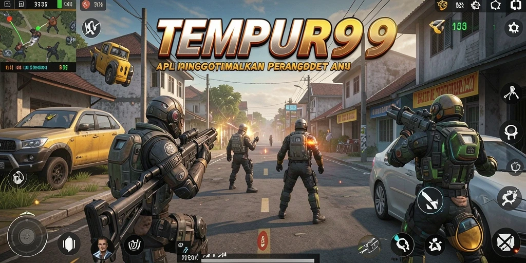 Tampilan antarmuka TEMPUR99 yang praktis dan informatif.