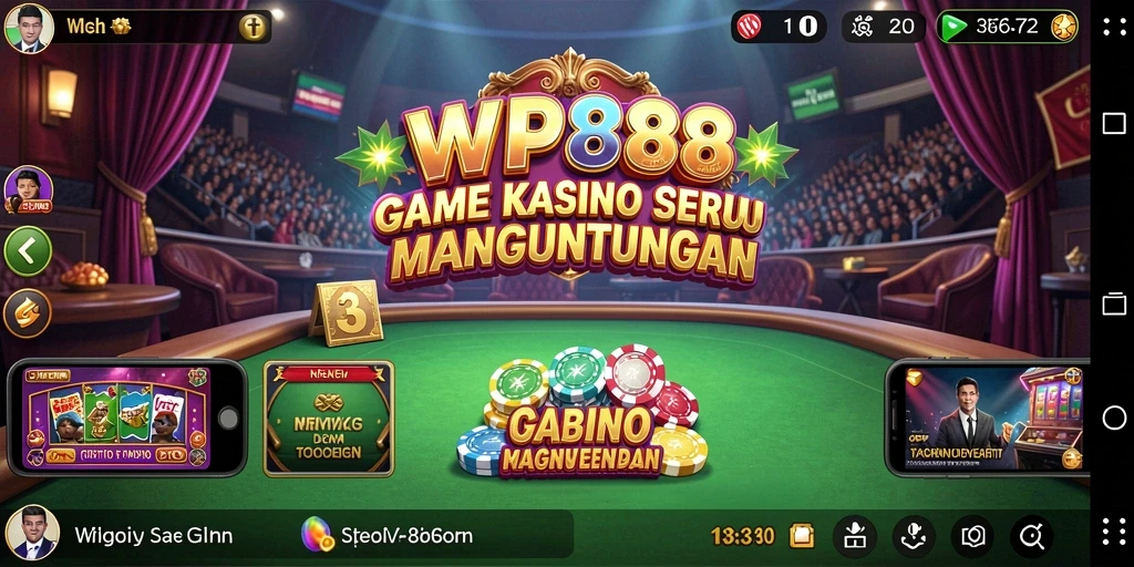 Tampilan menarik dari gameplay Kasino di WP888.